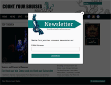 Tablet Screenshot of count-your-bruises.de